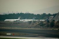 Istanbul Atatürk International Airport, Istanbul Turkey (LTBA) - Three stored MD-82's taken from the Fly Inn Shopping Mall. - by Carl Byrne (Mervbhx)