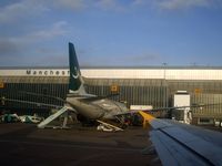 Manchester Airport, Manchester, England United Kingdom (EGCC) - Pushed back and ready to go at Manchester - by Guitarist