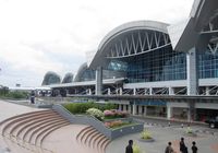 Hasanuddin Airport - Sultan Hasanuddin International Airport, Makassar, South Sulawesi - Indonesia. Exterior of the Terminal building - by NN