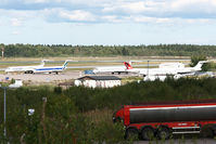 Stockholm-Arlanda Airport, Stockholm Sweden (ESSA) - Overview of the MadDog graveyard.  - by Phil Greiml