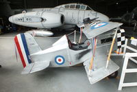 Gloucestershire Airport, Staverton, England United Kingdom (EGBJ) - Biggles Biplane at the Jet Age Museum - by Chris Hall