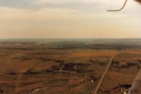 Frank Wiley Field Airport (MLS) - Air view of Miles City,Mt. airport. - by S B J