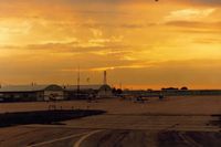 Searle Field Airport (OGA) - Early morning at the Ogallala,NE. airport. - by S B J