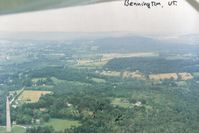 William H. Morse State Airport (DDH) - Picture taken on the 45 entry to the Bennington,Vt airport in 1989.The Bennington Battle Monument makes a great checkpoint.It is seen on the lower left. - by S B J