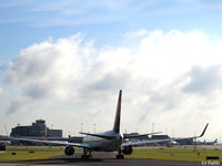 Manchester Airport, Manchester, England United Kingdom (EGCC) - Approaching terminal buildings at Manchester EGCC - by Clive Pattle
