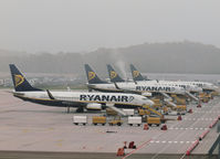 Eindhoven Airport - A part of the Ryanair fleet - by Willem Göebel