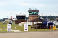 RAF Waddington Airport, Waddington, England United Kingdom (EGXW) - Tower view on Airshow days 14 - by Clive Pattle