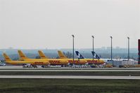 Leipzig/Halle Airport, Leipzig/Halle Germany (EDDP) - View over apron 4.... - by Holger Zengler