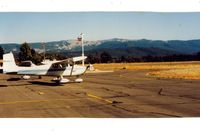 Round Valley Airport (O09) - Ramp view at Round Valley looking to the SE. Can walk to the small town, but it is a good walk. - by S B J