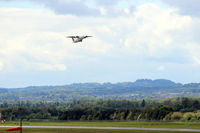 Edinburgh Airport, Edinburgh, Scotland United Kingdom (EGPH) - Steep climb out for a Cityjet/Flybe Dornier from Edinburgh EGPH - by Clive Pattle