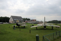 La Sauveniere Airport - with a couple of gate guardians - by olivier Cortot