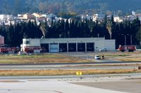 Málaga Airport, Málaga Spain (LEMG) - Fire station at Malaga Airport - by Guitarist