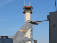 Long Beach /daugherty Field/ Airport (LGB) - The tower and a C-17 that need some help... - by olivier Cortot