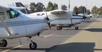 Reid-hillview Of Santa Clara County Airport (RHV) - A busy transient parking at Reid-Hillview. - by Chris L.