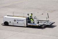 Tegel International Airport (closing in 2011), Berlin Germany (EDDT) - Man at work 2.... - by Holger Zengler