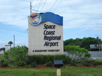 Space Coast Regional Airport (TIX) - Entrance of Space Coast  Rgnl airport - by Jack Poelstra
