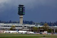 Vancouver International Airport, Vancouver, British Columbia Canada (YVR) - Go Vancouver Go   Vancouver Canucks in NHL playoff - by metricbolt