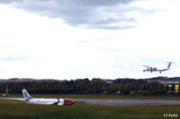 Edinburgh Airport, Edinburgh, Scotland United Kingdom (EGPH) - Threshold action at Edinburgh EGPH - by Clive Pattle