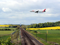 Edinburgh Airport, Edinburgh, Scotland United Kingdom (EGPH) - Air France Regional 'HOP' on finals to Edinburgh EGPH - by Clive Pattle