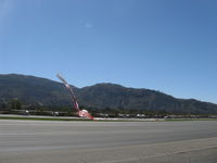 Santa Paula Airport (SZP) - Banner tow drop on 22L. - by Doug Robertson