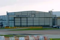 Manchester Airport, Manchester, England United Kingdom (EGCC) - The paint shop at Manchester - by Guitarist