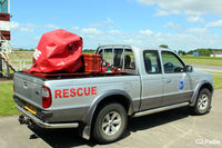 EGBR Airport - The rescue vehicle at Breighton, Yorks - EGBR - by Clive Pattle