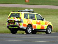 Manchester Airport, Manchester, England United Kingdom (EGCC) - Airfield ops vehicle at Manchester - by Guitarist