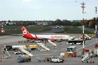 Tegel International Airport (closing in 2011), Berlin Germany (EDDT) - Quiet hour on AirBerlin apron..... - by Holger Zengler