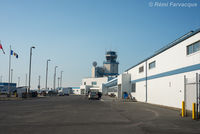 Yellowknife Airport, Yellowknife, Northwest Territories Canada (CYZF) - View from northwest end of public loading/unloading area. - by Remi Farvacque