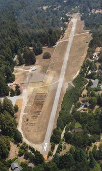 Bonny Doon Village Airport (CL77) - An overview on Bonny Doon Village Airport, a small asphalt paved private strip located in the Santa Cruz Foothills, CA. - by Chris Leipelt