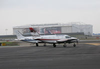 Metropolitan Oakland International Airport (OAK) - Ameriflight PA-31 Navajos N45004 and N27996 getting ready for the daily mail runs up and down Northern and Central California (Ameriflight now operates out of KHWD a few miles south of KOAK) - by Steve Nation
