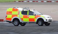 Manchester Airport, Manchester, England United Kingdom (EGCC) - Airfield ops vehicle at Manchester - by Guitarist