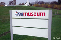 RAF Cosford Airport, Albrighton, England United Kingdom (EGWC) - Main Gate sign at the RAF Museum at RAF Cosford EGWC - by Clive Pattle