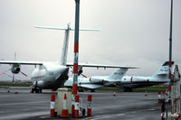 Dundee Airport, Dundee, Scotland United Kingdom (EGPN) - A fairly busy ramp view at Dundee Riverside Airport EGPN - by Clive Pattle