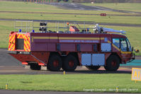Gloucestershire Airport, Staverton, England United Kingdom (EGBJ) - Staverton fire truck - by Chris Hall