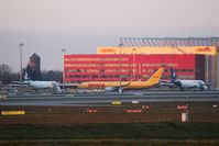 Leipzig/Halle Airport, Leipzig/Halle Germany (EDDP) - View to apron 4..... - by Holger Zengler
