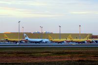 Leipzig/Halle Airport, Leipzig/Halle Germany (EDDP) - View to apron 4..... - by Holger Zengler