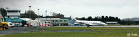 Dundee Airport, Dundee, Scotland United Kingdom (EGPN) - Winter apron view at Dundee Riverside Airport EGPN - by Clive Pattle