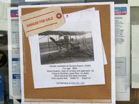 Oxnard Airport (OXR) - Listing of large aircraft hangar FOR SALE with some equipment and easy runway access at Oxnard's KOXR Airport with Control Tower. Runway 7-25 is 5,953X100 ft. From listing posted at nearby SZP airport. Aircraft pictured? Inquire of seller. - by Doug Robertson
