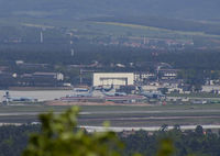 Ramstein Air Base - Ramstein Air Base seen from Nanstein Castle near Landstuhl Hospital. - by Wilfried_Broemmelmeyer