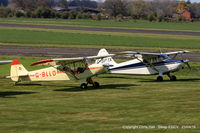 Sleap Airfield Airport, Shrewsbury, England United Kingdom (EGCV) - visitors at the Vintage Piper fly in, Sleap - by Chris Hall