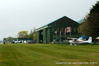 X4NC Airport - North Coates hangar - by Chris Hall