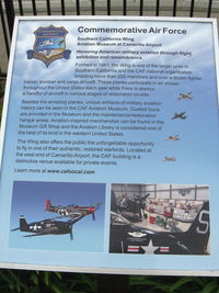 Camarillo Airport (CMA) - Commemorative Air Force-Southern California Wing- CMA-based info at CMA Aircraft Public View Park - by Doug Robertson