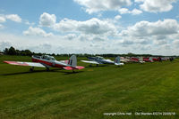 EGTH Airport - 70th Anniversary of the first flight of the de Havilland Chipmunk  Fly-In at Old Warden - by Chris Hall