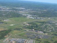 Lebanon Municipal Airport (M54) - Looking SE at pattern altitude - by Bob Simmermon