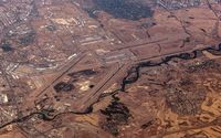 Barajas International Airport, Madrid Spain (LEMD) - view from 33.000 ft - by Friedrich Becker