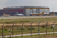 Leipzig/Halle Airport, Leipzig/Halle Germany (EDDP) - View on DHL Air Hub... - by Holger Zengler