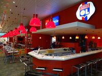 Lyon Saint-Exupéry Airport (formerly Satolas Airport) - OL brasserie - by Jean Goubet-FRENCHSKY