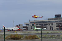 La Palma Airport - In these days lots of firefighters were needed on La Palma. EC-MJJ is one of them. - by Tomas Milosch