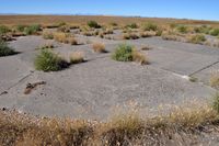 Cut Bank International Airport (CTB) - Abandoned B-17 hardstand at the former Cut Bank Army Airfield - by Jim Hellinger